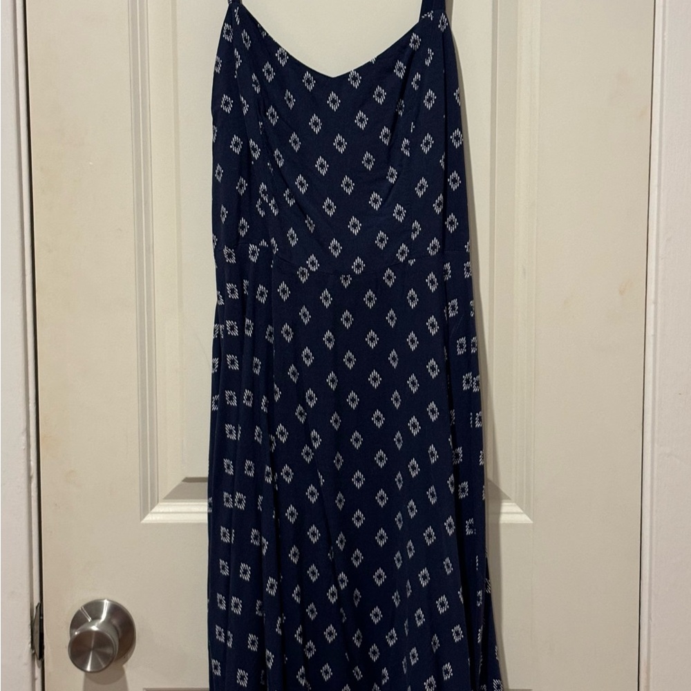 Maurices Navy and White Mini Dress